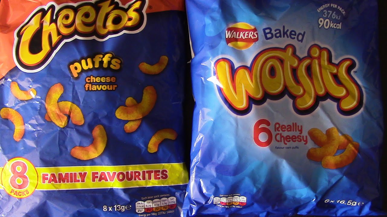 Wotsits V Cheetos РЕАЛЬНЫЙ ОБЗОР