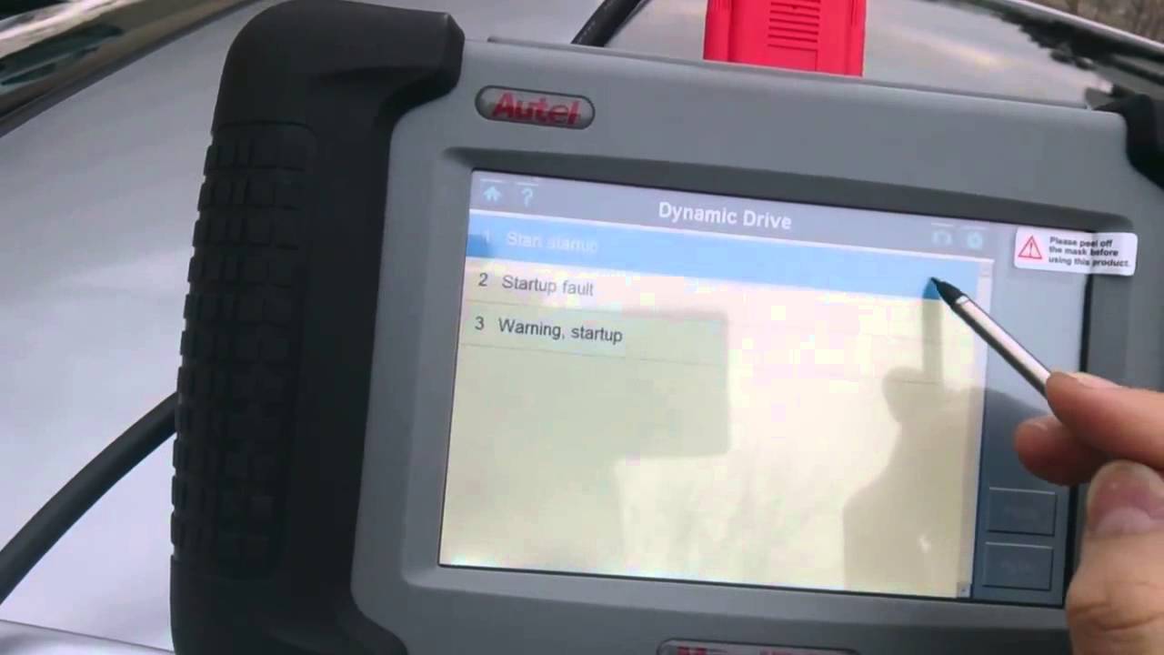 Start up Dynamic Drive with AUTEL MaxiDas DS708