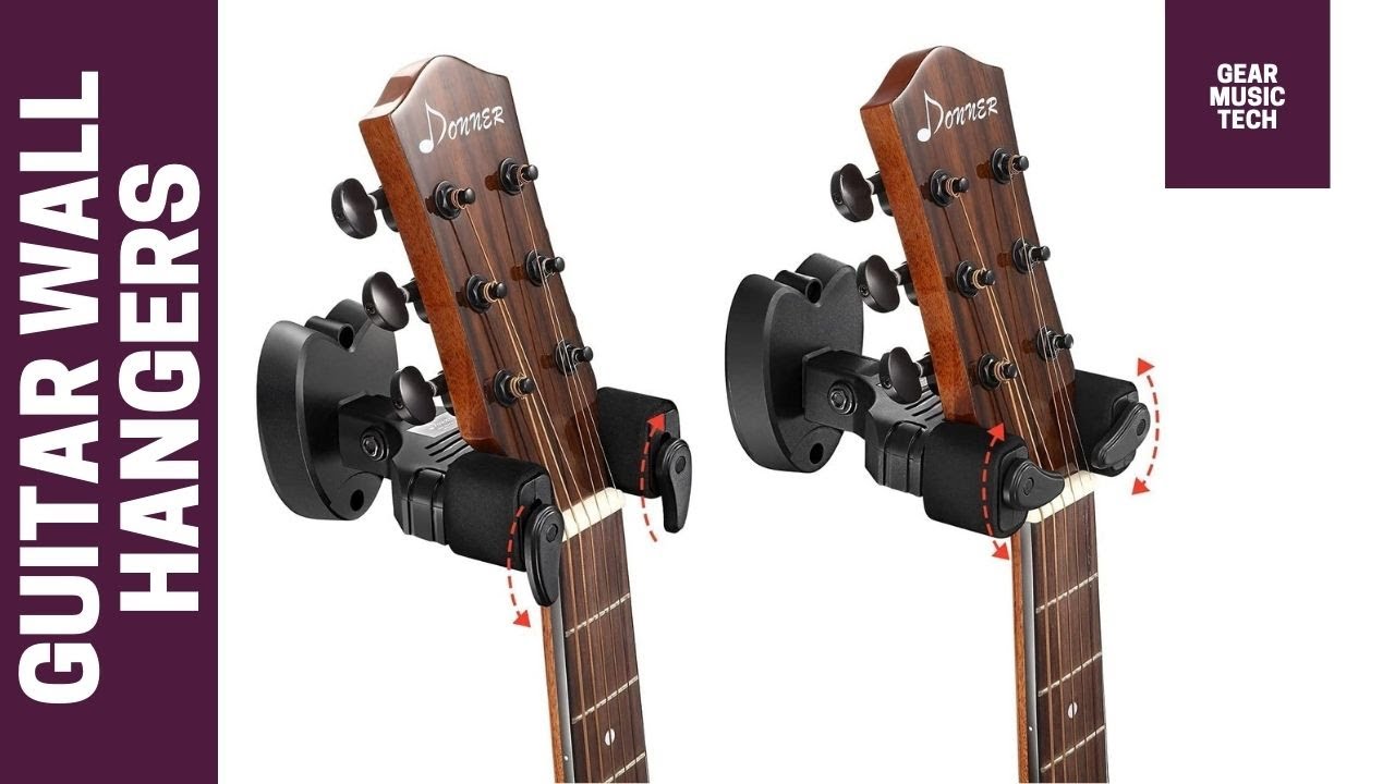 Five Best Guitar Wall Hangers for Acoustic, Electric and Bass Guitars