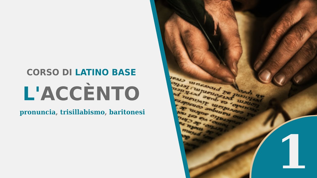 Come pronunciare il latino? Le leggi dell'accento - Lezioni di latino online (1)