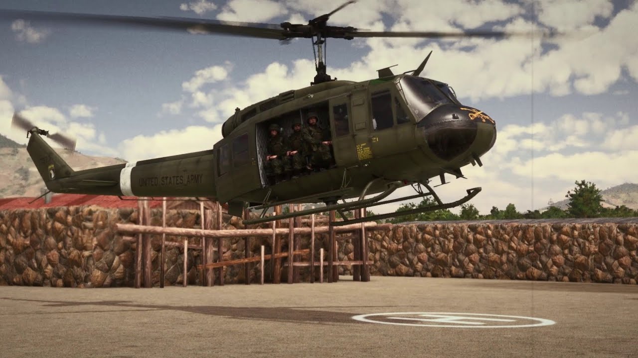 Taog's Hangar UH-1H Huey over Vietnam