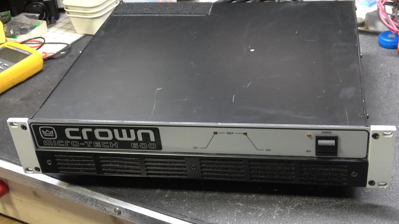 Crown Microtech 600 Amplifier - Theory & Demonstration
