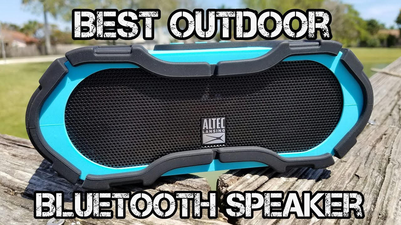 Altec Lansing Boomjacket - Best Outdoor Bluetooth Speaker - NFC - Power Bank - Waterproof!