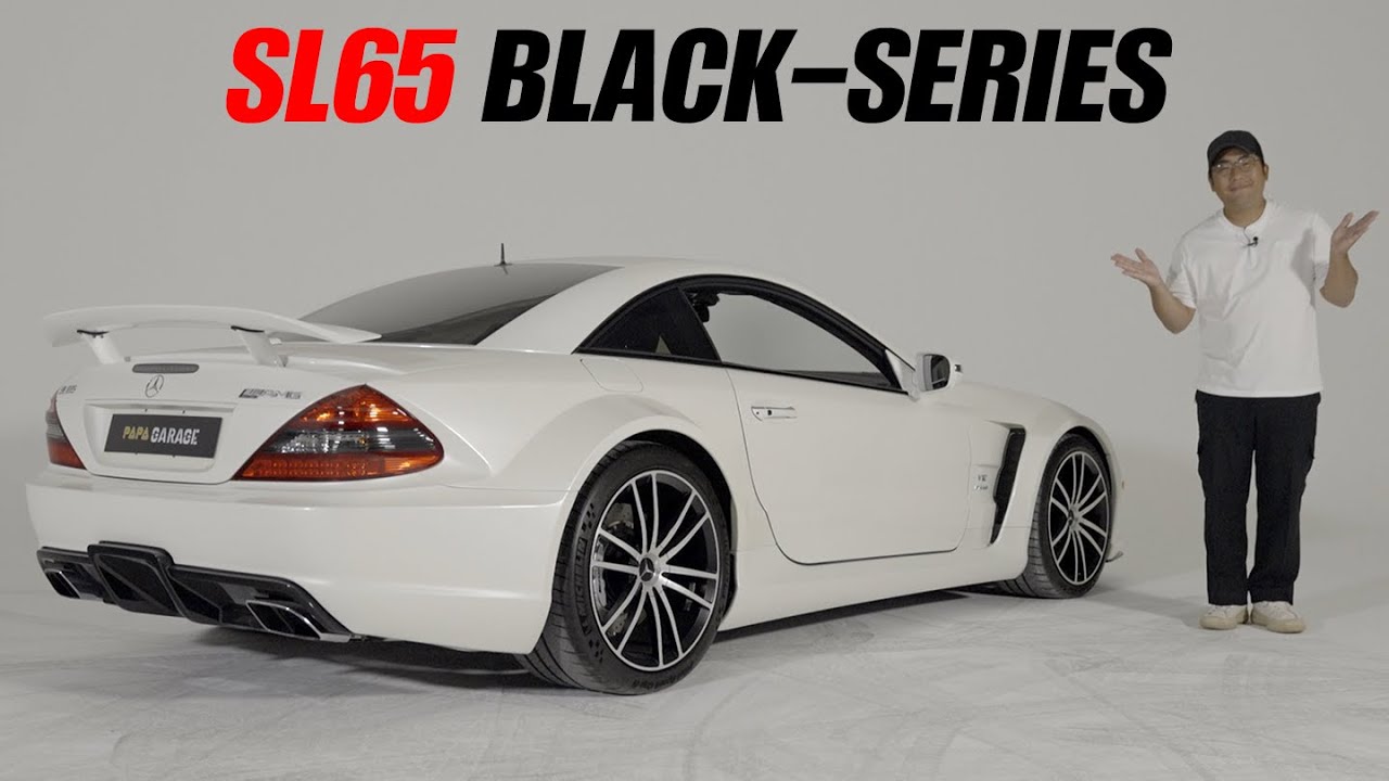블랙 최초12기통 sl65 amg 블랙시리즈