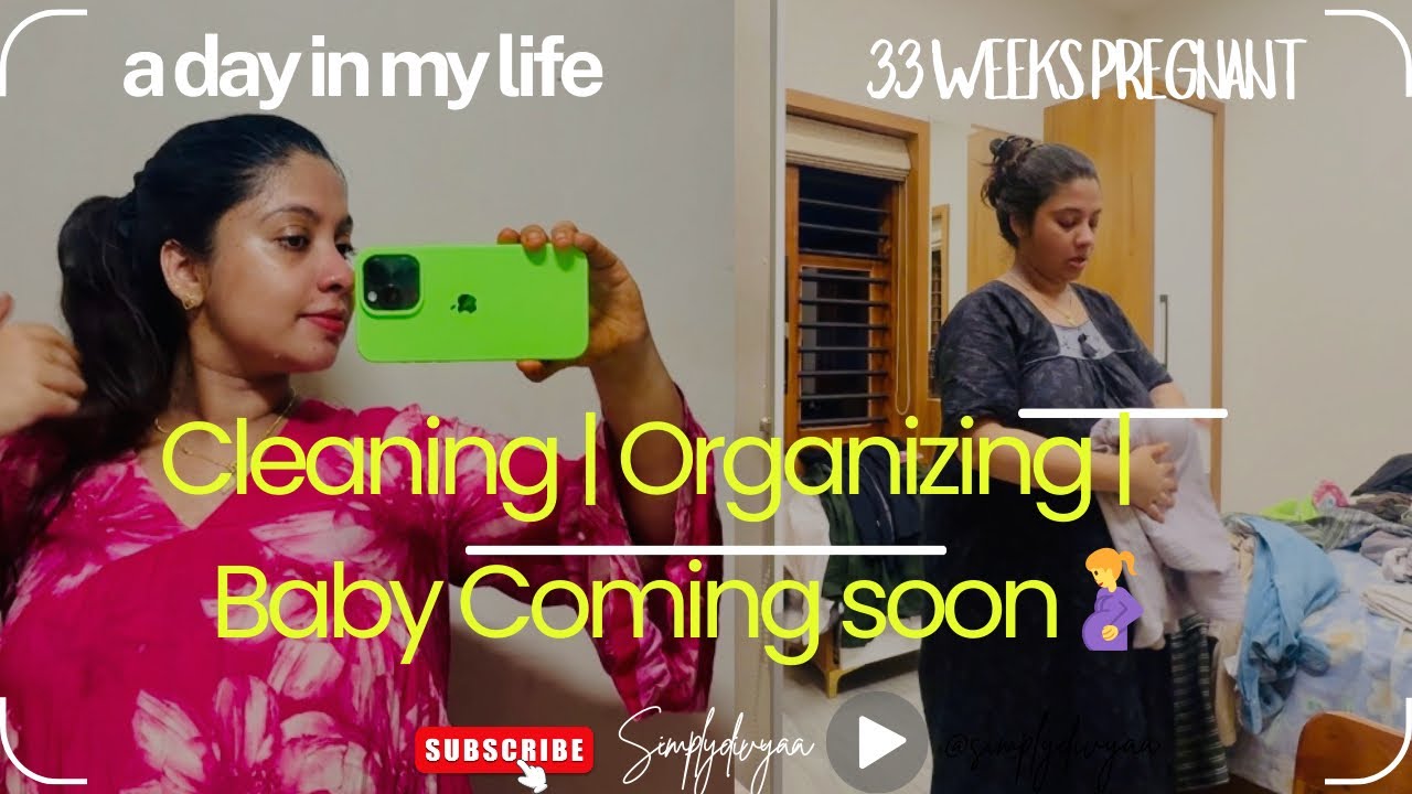 8th Month Pregnancy Routine🤰But സമയമായി വരുന്നുണ്ട് 💕Pregnancy | cleaning | Baby Coming Soon☺️