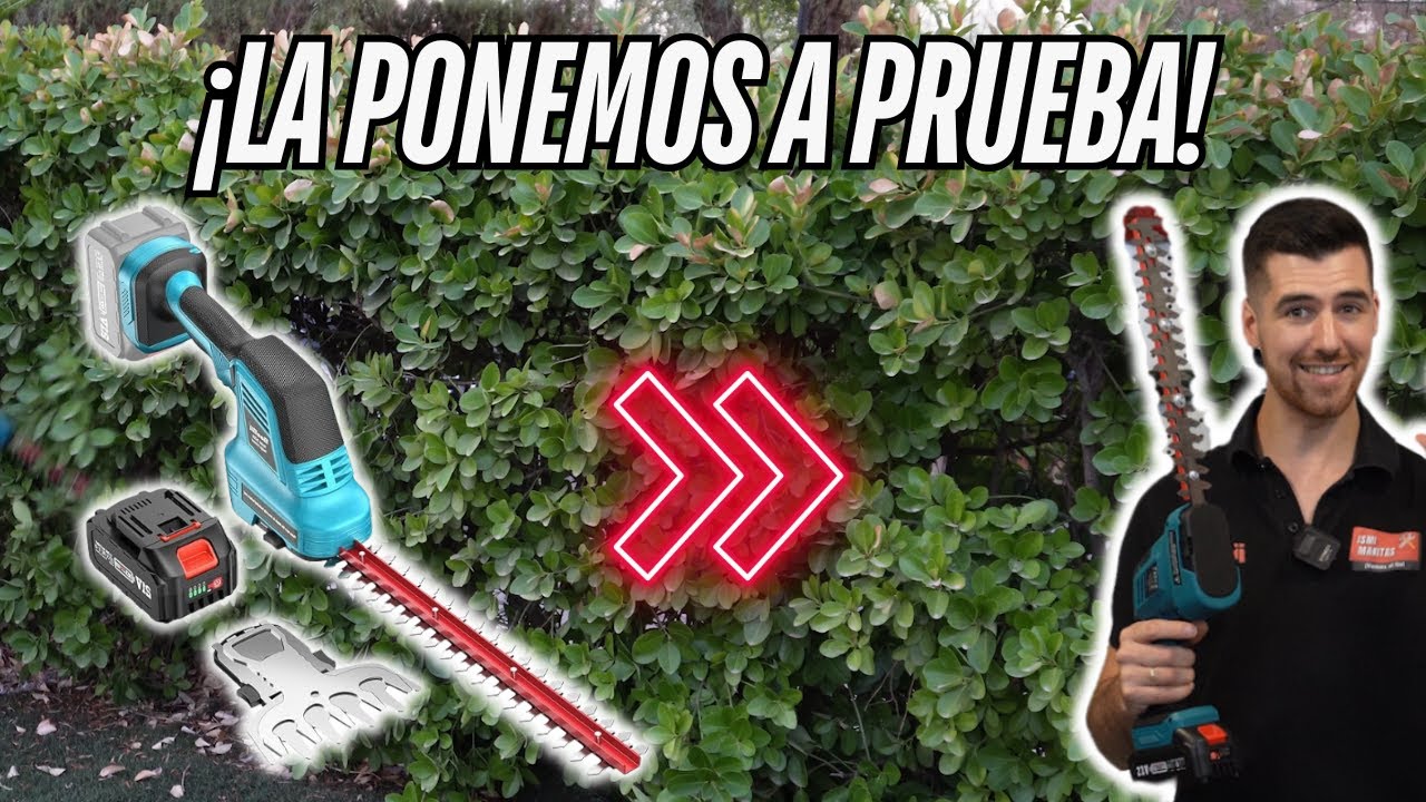 SEESII CORTASETOS a BATERÍA - INCREÍBLE la POTENCIA de esta HERRAMIENTA 😱