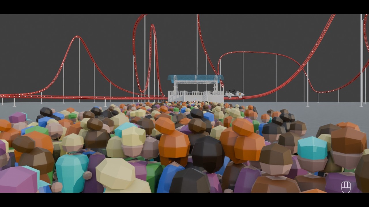 10 Моделюємо горки для анімації  у Blender