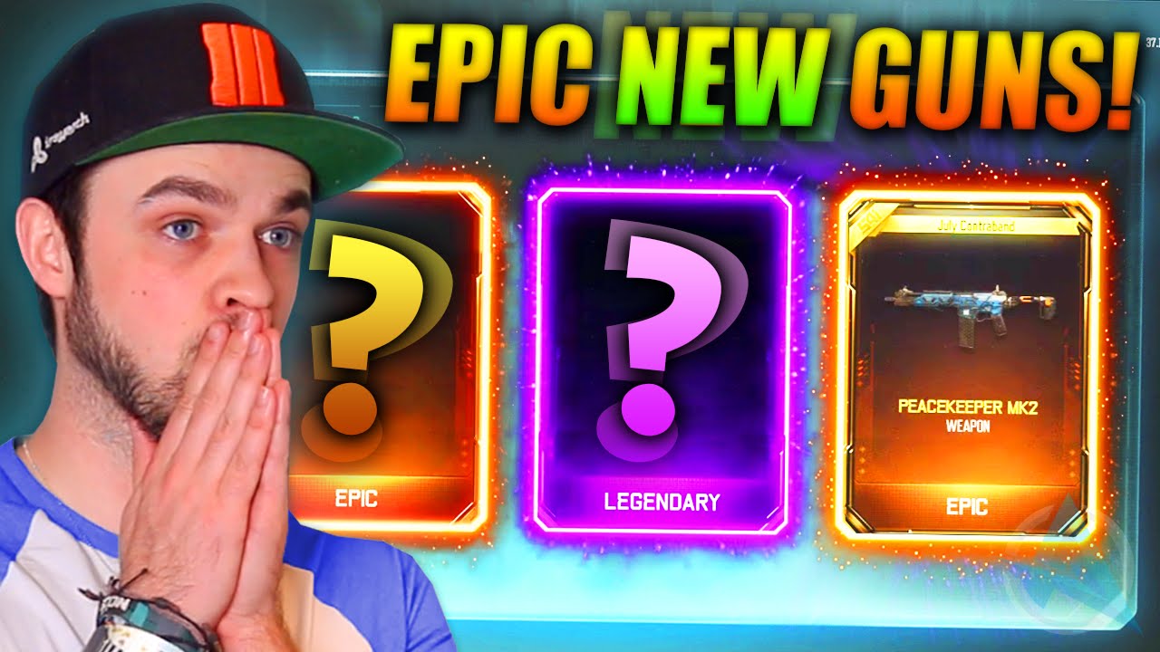 NEW AWESOME GUNS! - (Black Ops 3 SUPPLY DROPS) w/ Ali-A LIVE!