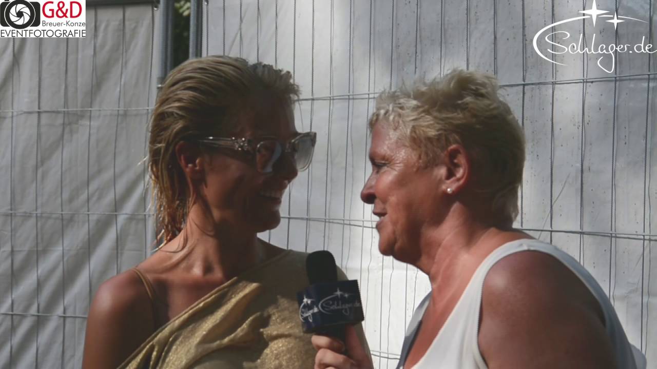 MICHELLE  Interview am 27.08.2016 bei Olé Party Dortmund