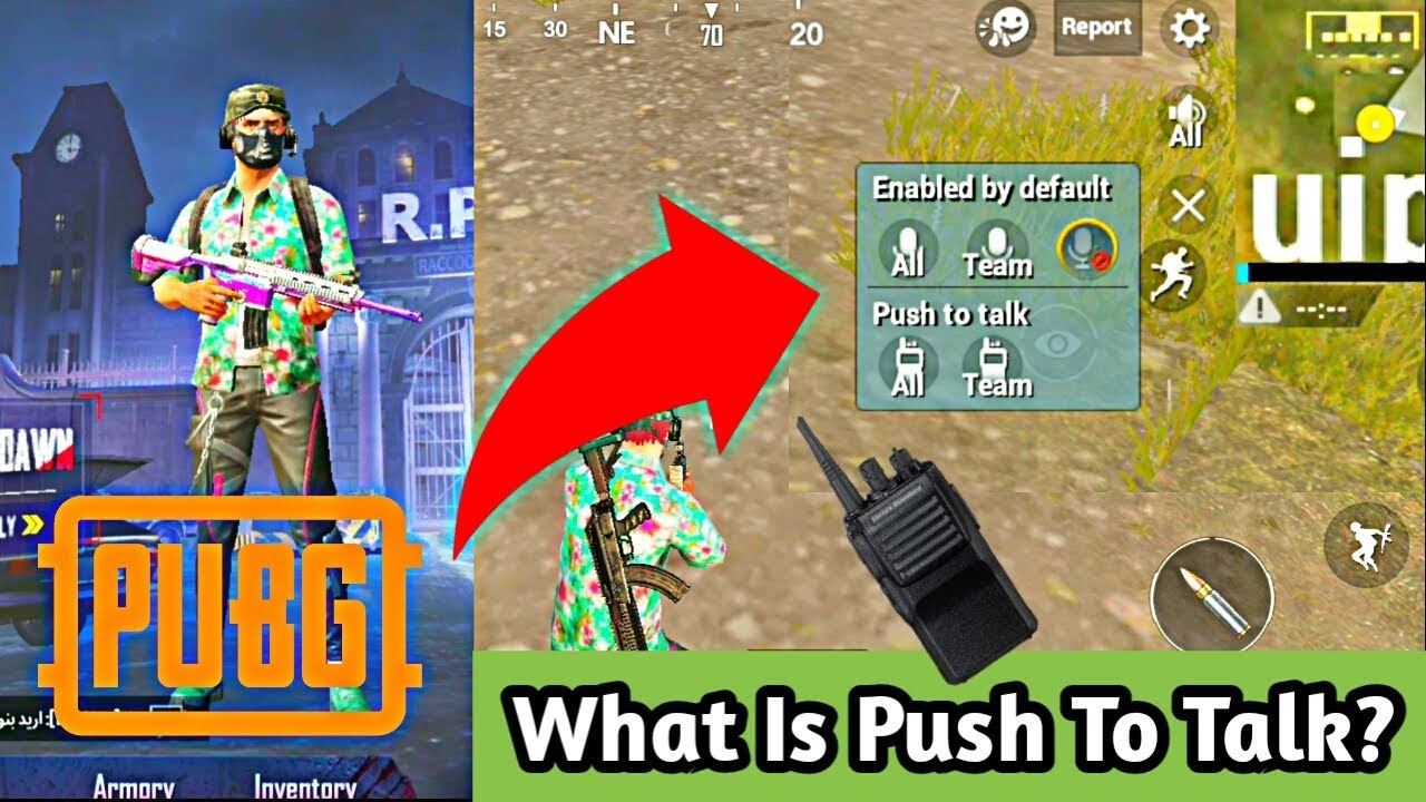 What Is Push To Talk? | HINDI | PUBG 0.11.1 New Update. How To Use Push To Talk.
