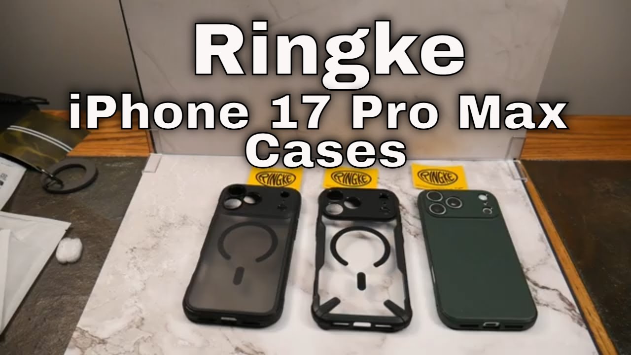 Новые чехлы Ringke для iPhone 17 Pro Max: Fusion, Oynx, FusionX