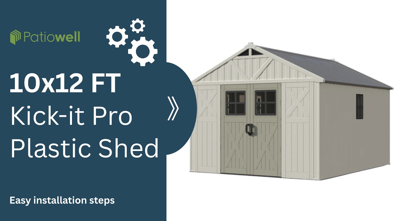 How to Assemble the 10x12 Kick-It Pro Shed | STEP-BY-STEP Installation Guide (Tools & Tips!)