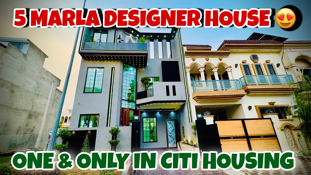 Designer 5 Marla House – Citi Housing Jhelum | Most Modern House – Open Challenge