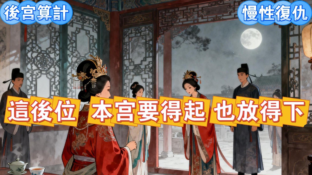 【后宫算计】周恒喜欢上了一个宫女，宫里上下都在陪他演戏。他扮作太监，夜里带她上屋檐观月，白日寻她说话解闷。她一句想念家乡的袈裟丸子，周恒便连夜派人去请了当地最有名的大厨入宫。太后知道此事后传我去训话。