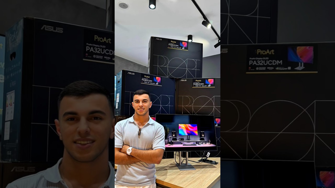 4K 240Hz OLED ekranlı ProArt PA32 monitoru 5 ədədi təhvil verildi👍