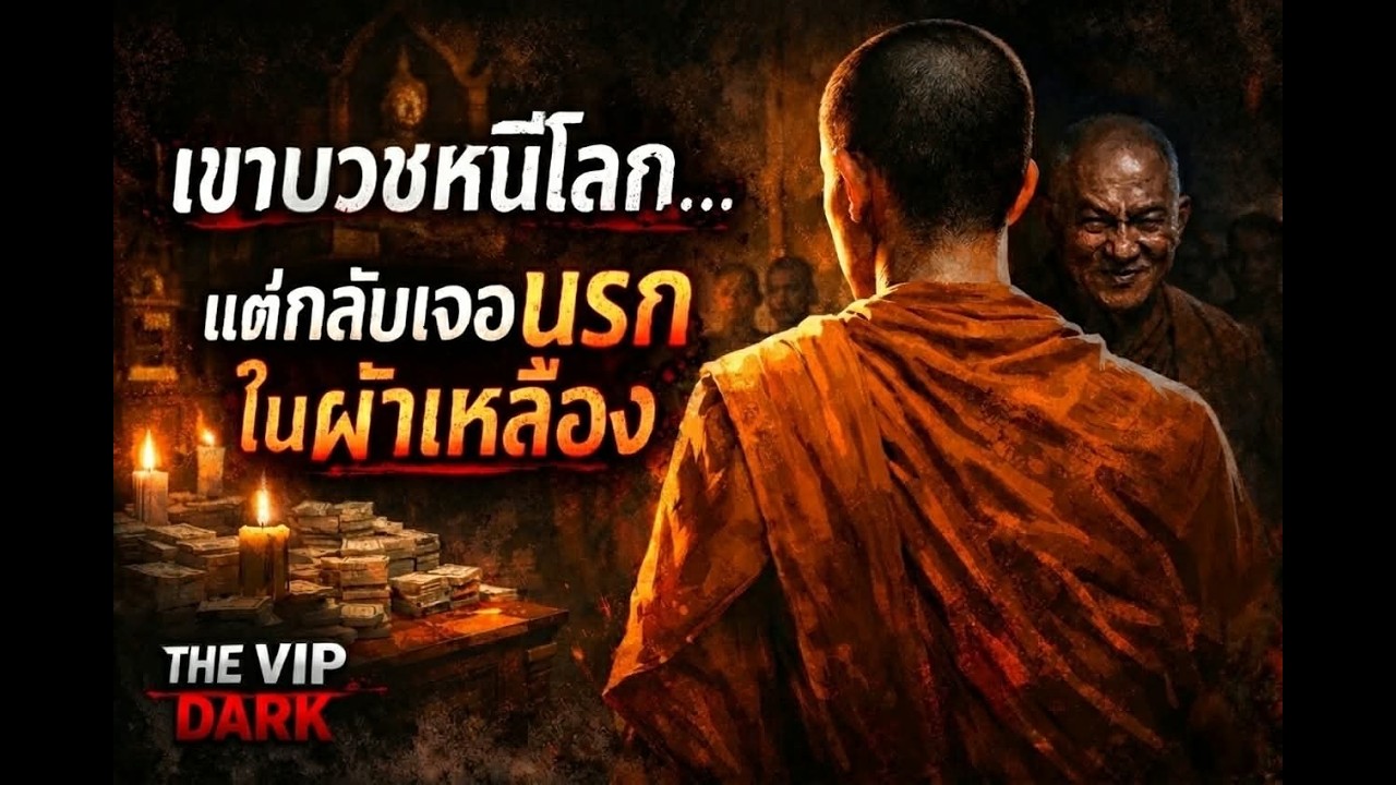 เขาบวชหนีโลก…แต่กลับเจอนรกในผ้าเหลือง | ความจริงที่ไม่มีใครกล้าพูด | THE VIP DARK
