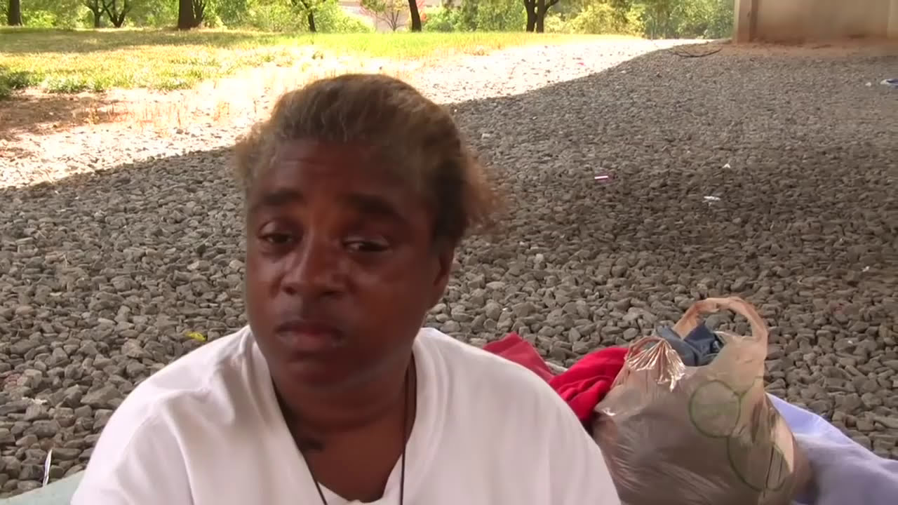 Vickie lived under a bridge homeless in Atlanta