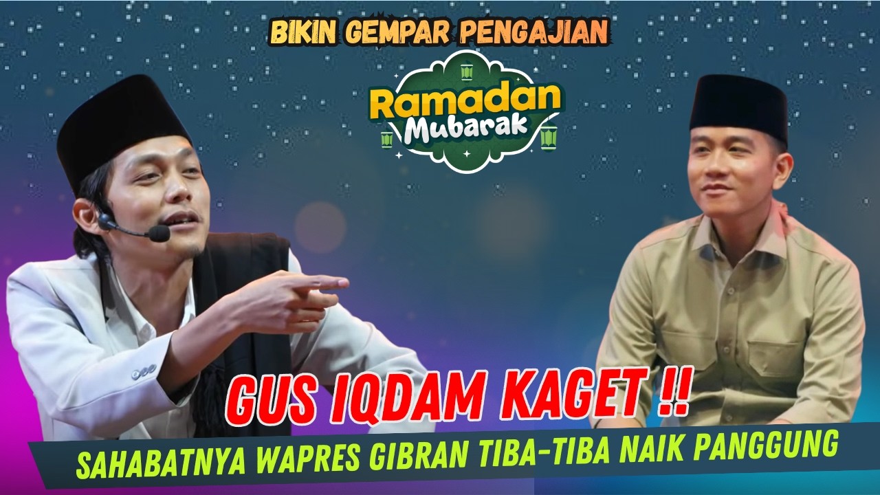 GUS IQDAM TERBARU - KAGET !! WAPRES GIBRAN TIBA-TIBA NAIK PANGGUNG BIKIN HISTERIS RIBUAN JAMAAH