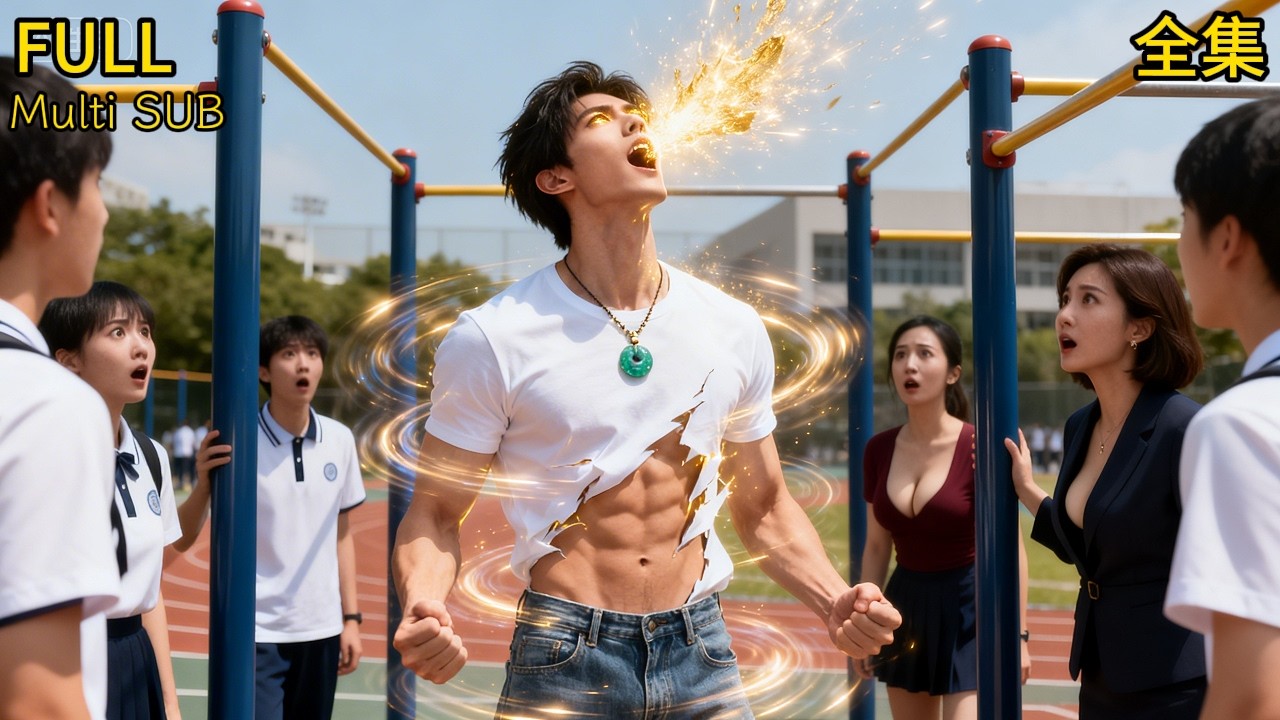 【全集】💥體測被老師刁難❤️‍🔥胸前祖傳玉佩碎了。我撿起掉落的玉佩，壹口氣做了100個引體向上！#drama #短劇 #短劇全集 #電影 #CEO #言情 #逆襲 #爽文