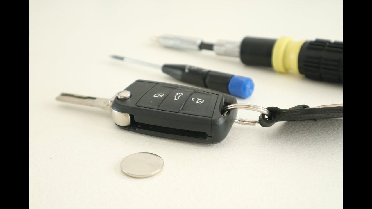 Key Battery Replacement of Seat, Skoda, VW Volkswagen - Change battery DIY