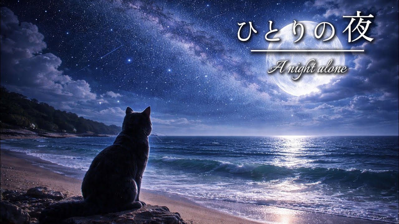 【集中用BGM】ひとりの夜｜作業・勉強・読書 calm piano lofi