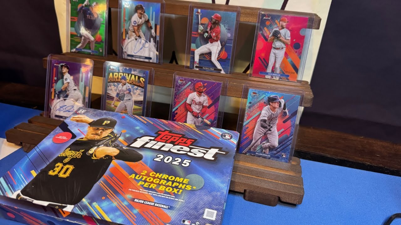 2025 TOPPS FINEST Baseball Card opening!