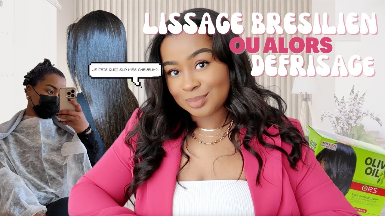 LISSAGE BRESILIEN VS DEFRISAGE | COMMENT avoir des cheveux CREPUS et LISSES | Doriane_Dml