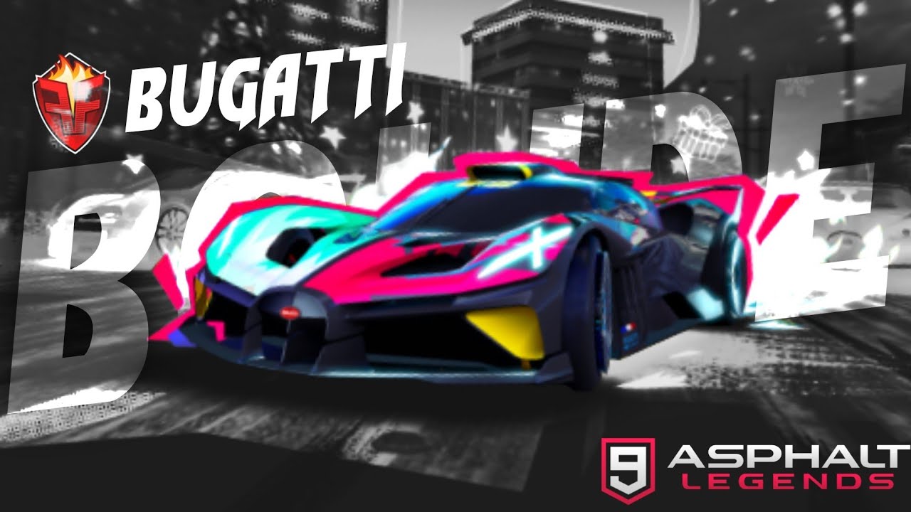 Asphalt 9 Bugatti Bolide Gold Max (Rank 5190) - 10 Multiplayer Races