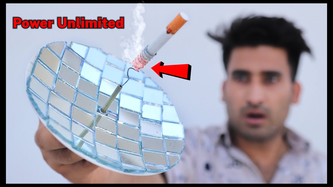 ये मशीन कुछ भी जला सकती है 100% Working || How To Make Solar Lighter
