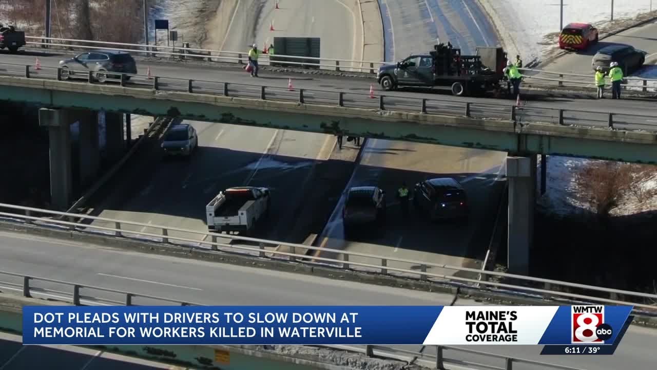 Memorial held for two MaineDOT workers killed in crash