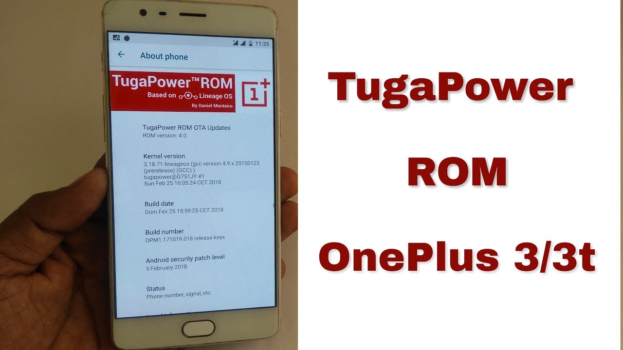 TugaPower custom ROM for OnePlus 3/3t | installation | Review