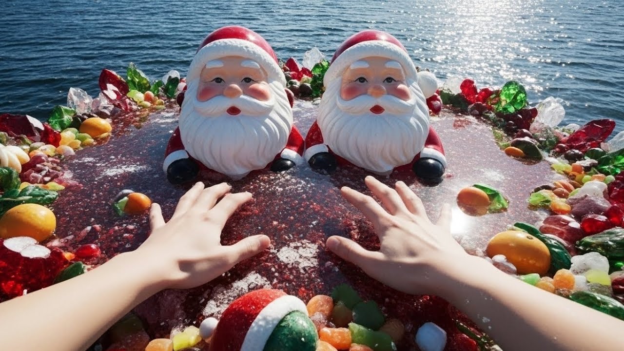 Which Christmas Dream Ocean Would You Swim In? ❄️🌊 | Viral Oddly Satisfying ASMR