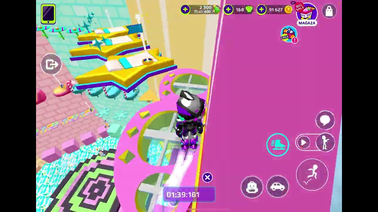 Rainbow parkour oyunu 