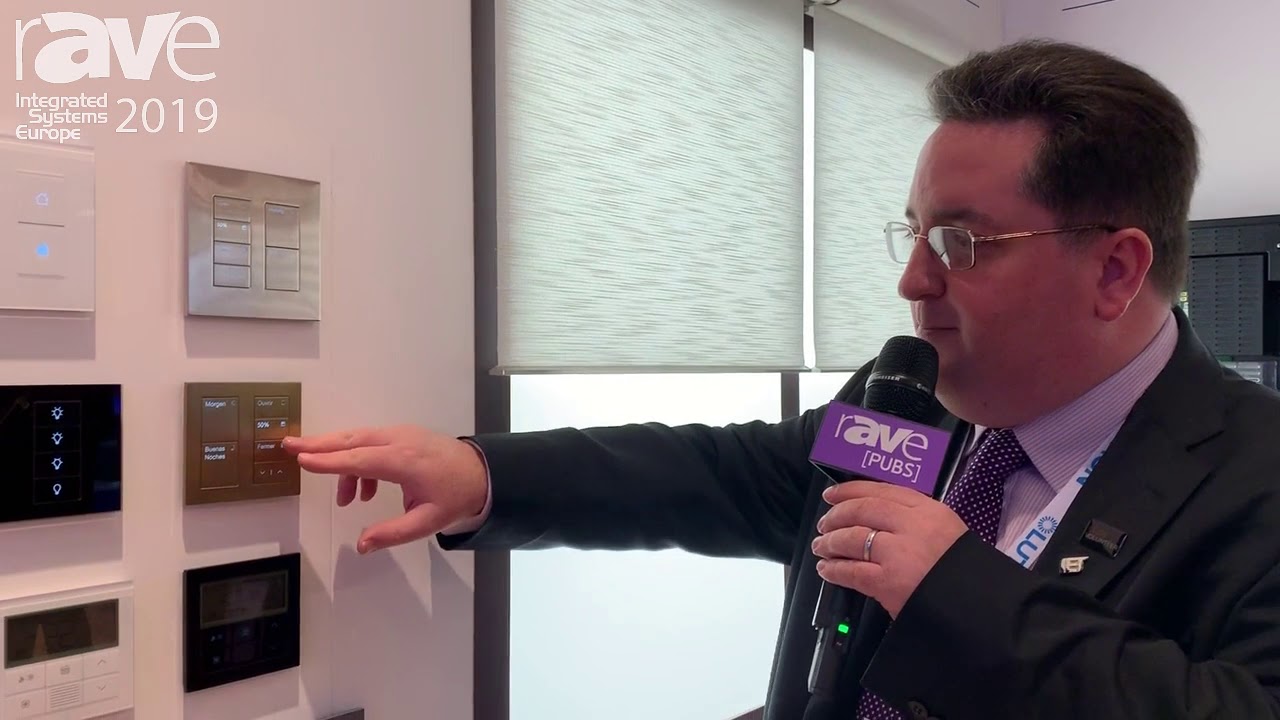ISE 2019: Lutron Showcases Palladiom Collection Keypads for High End Home Use
