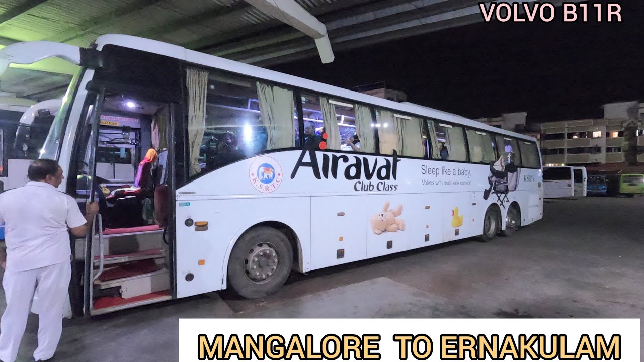 MANGALORE TO ERNAKULAM BUS JOURNEY | KSRTC VOLVO B11R | Multi-Axle Ac #madmaxprinto #ksrtc