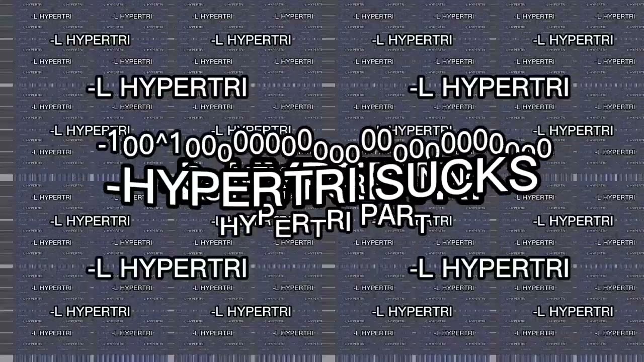 Ruining @HyperTri collab again