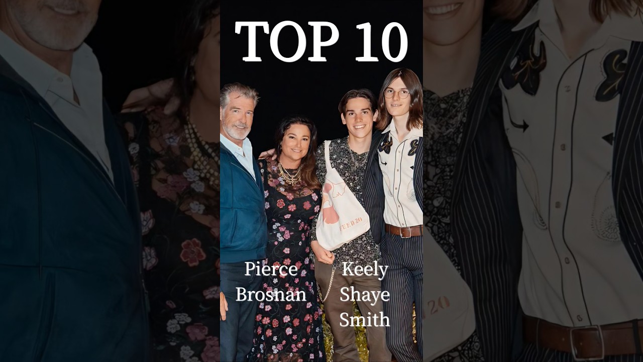 Pierce Brosnan & Keely Shaye Smith: Top 10 Family Photos #piercebrosnan #shorts #keely