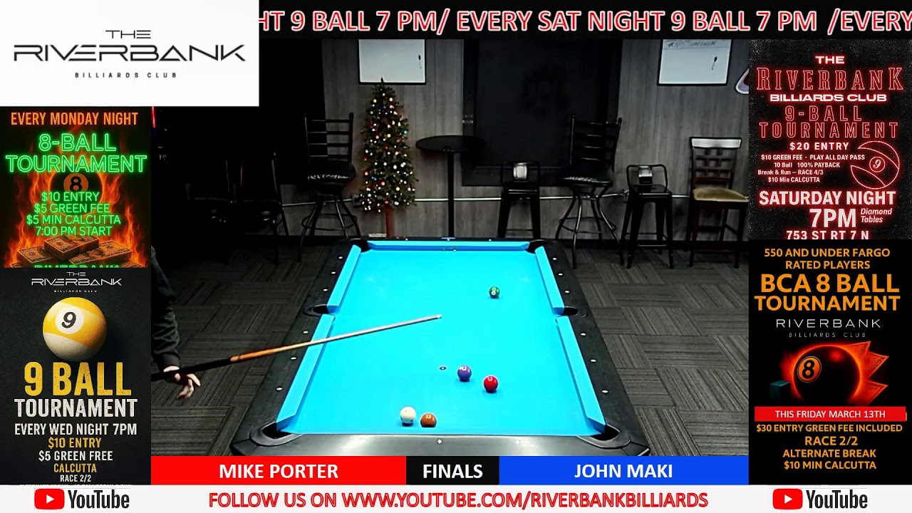 EVERY SAT NIGHT 9 BALL