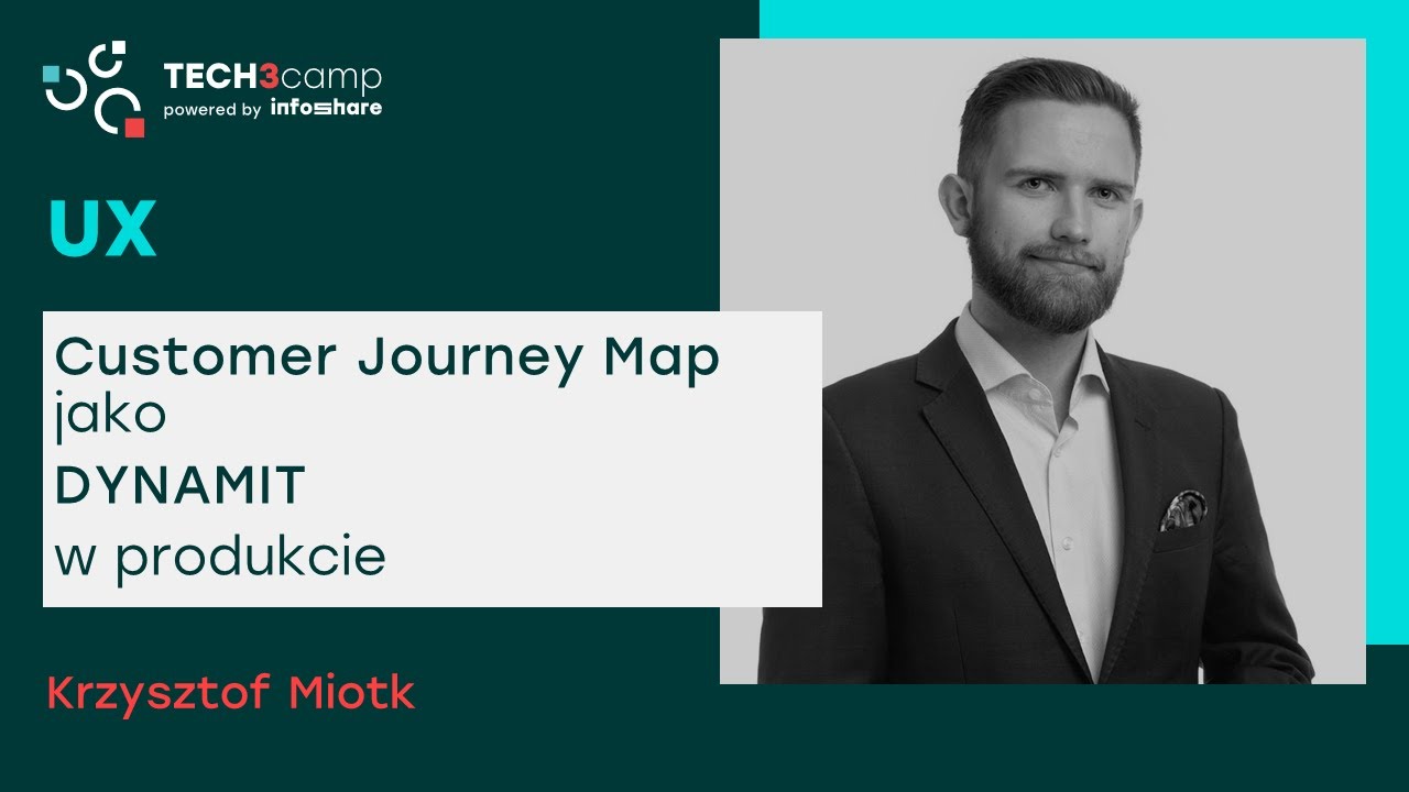 Customer Journey Map jako dynamit w produkcie - Krzysztof Miotk | Tech3camp #96 UX