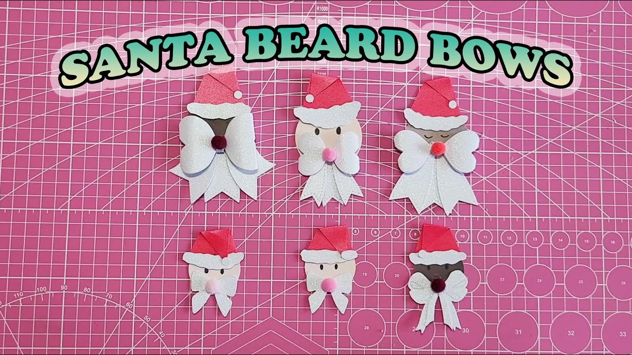 DIY Santa Bows