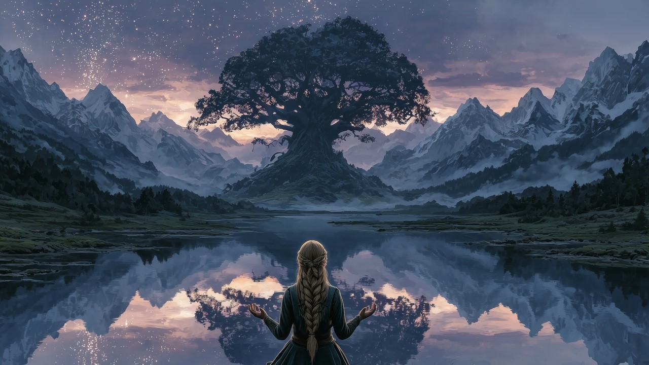 Elven Songs - The Jeweled Night (Mírila Lómë)