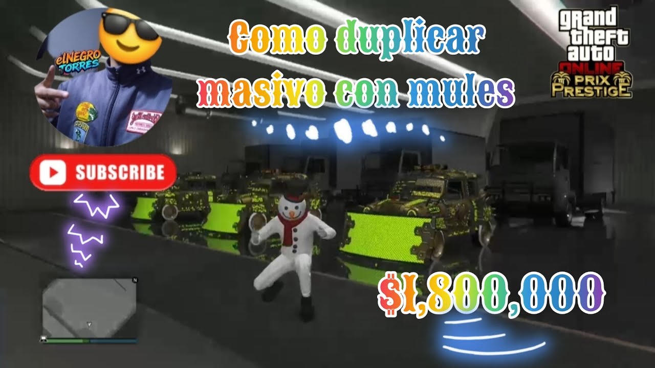 New método para duplicar masivo con mules en Gtav online 
