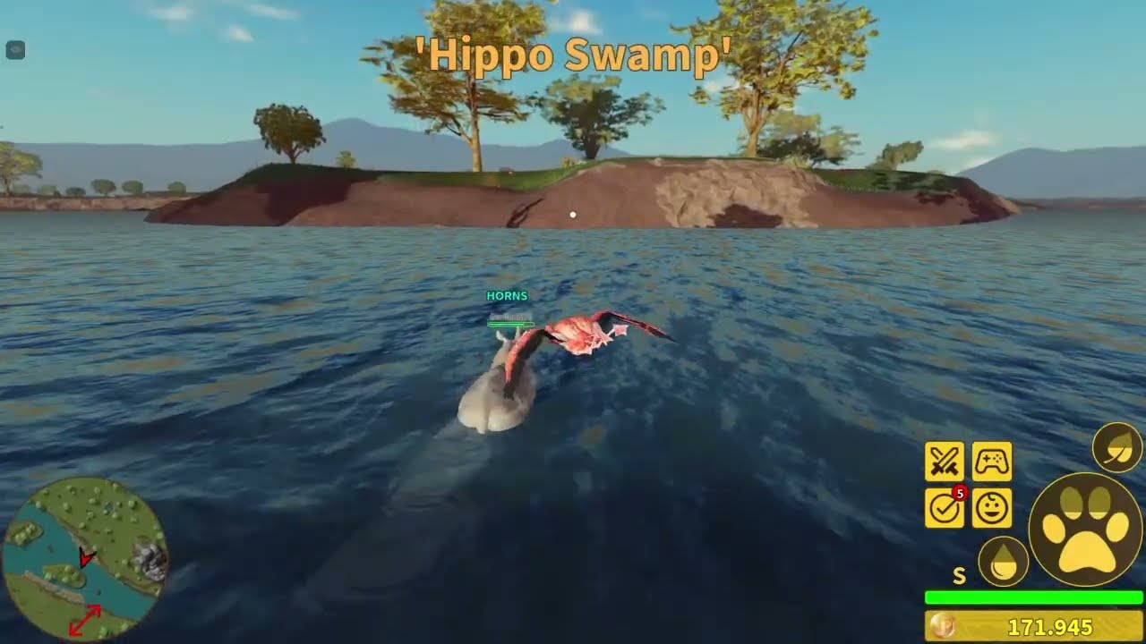 KOSING as the NEW FLAMINGO in savannah life roblox