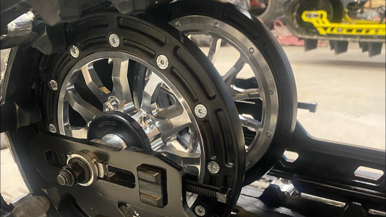 IceAge Bogie Wheel Install and track tensioning on 2021 Ski-doo 850 Turbo