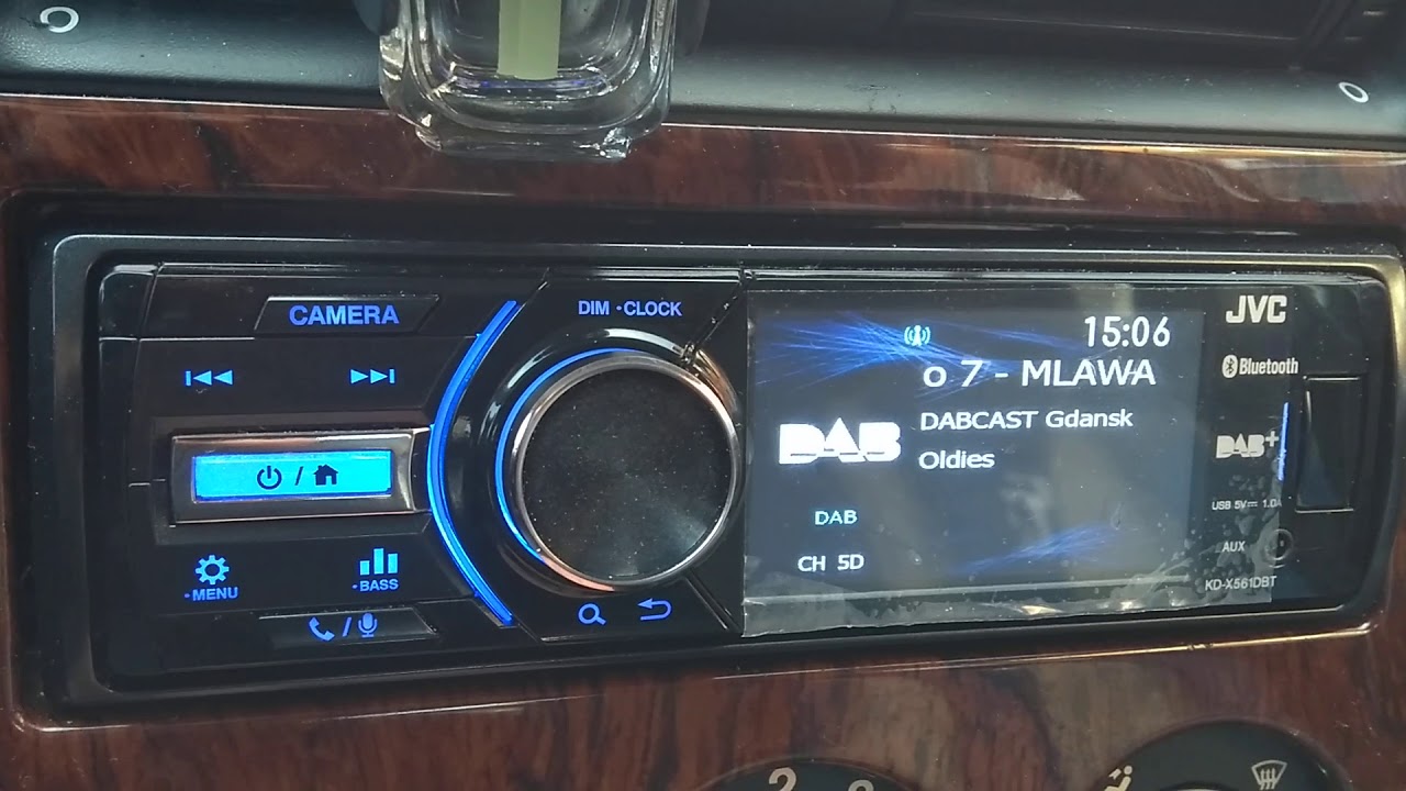 Dab+ Gdańsk ( Dabcast + Emitel) Radio JVC KD-X561DBT