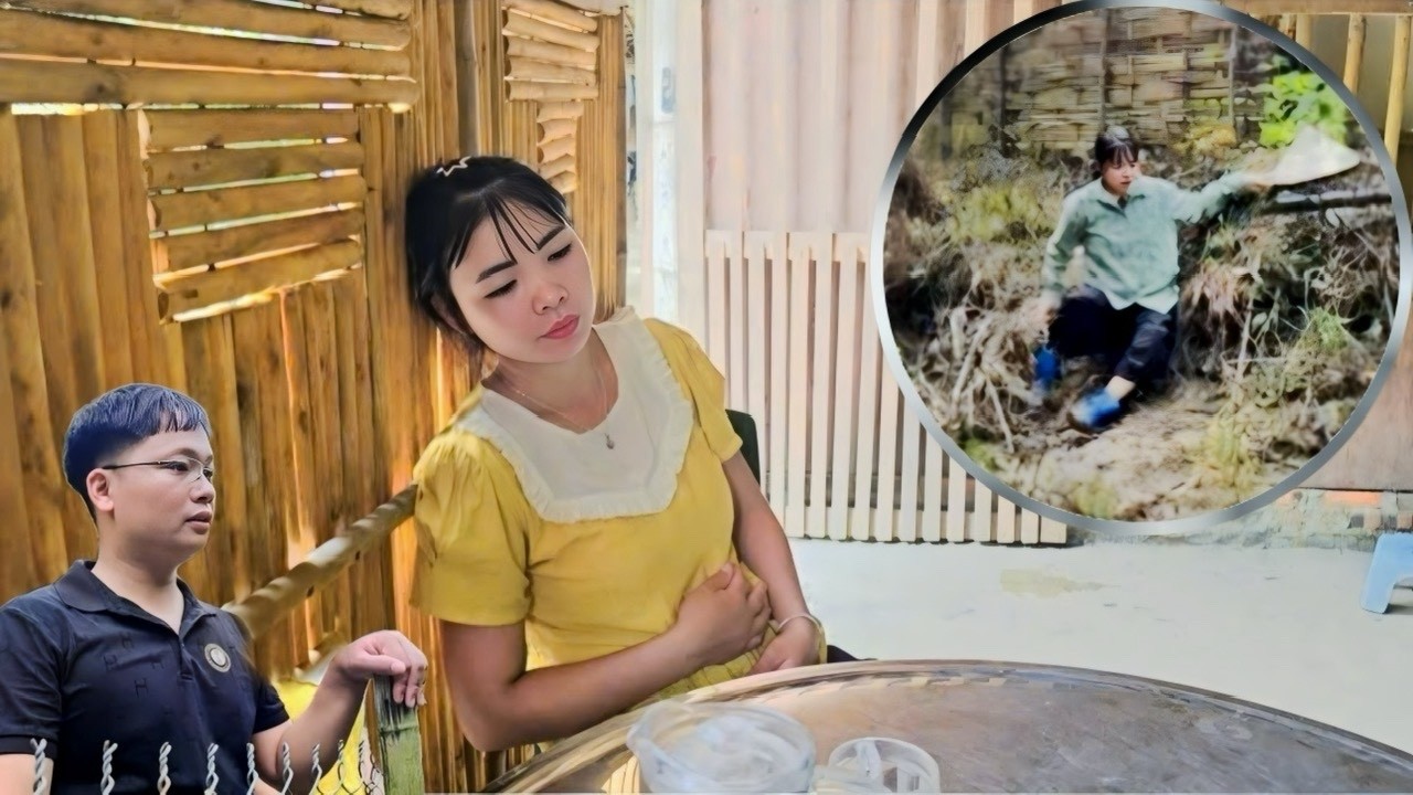 Oh my goodness, she accidentally fell without anyone noticing; I hope the baby is okay