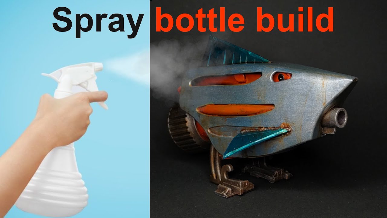 Spray Bottle Challenge! | trashbash figure from a single bottle
