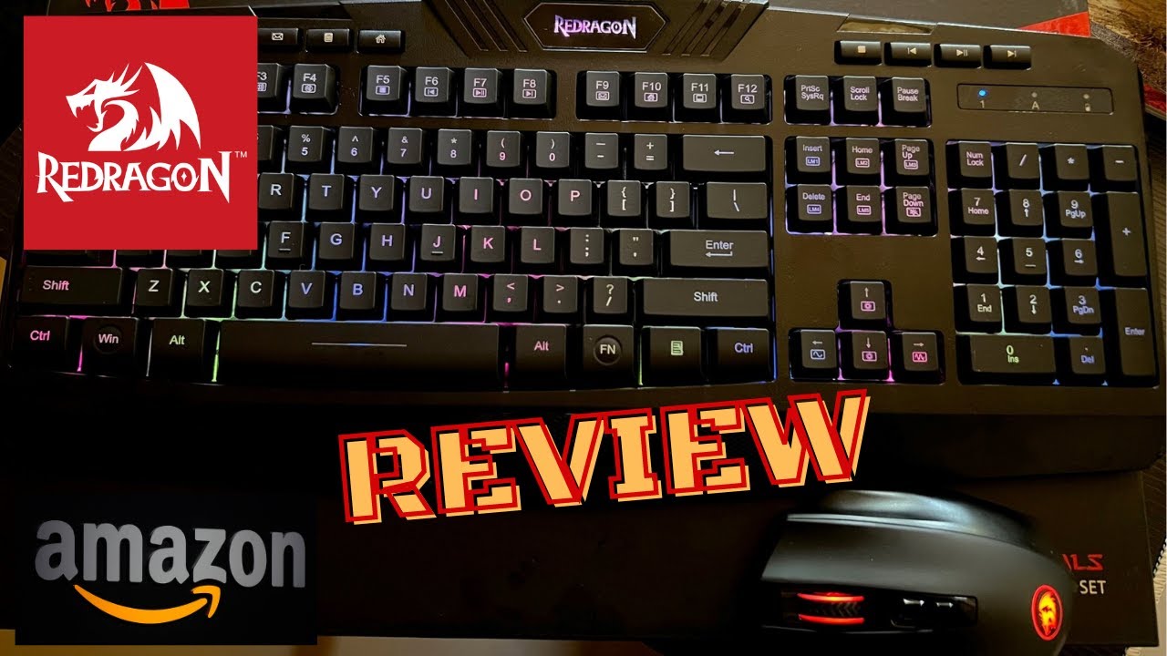 RedragoN Wireless Gaming RGB Keyboard and Mouse from Amazon