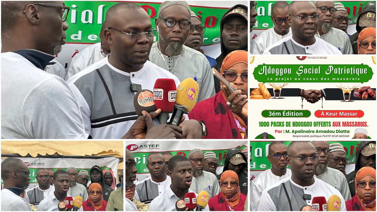 Pastef Keur Massar:3ème édition NDOGGOU PATRIOTIQUE 1000 PACKS offerts aux Massarois