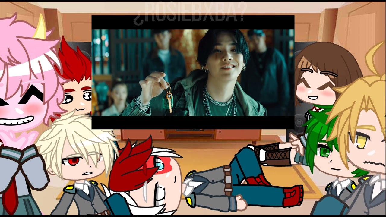 Bnha/Mha react to BTS | Gacha club |Read desc|¿Rosiebxba?